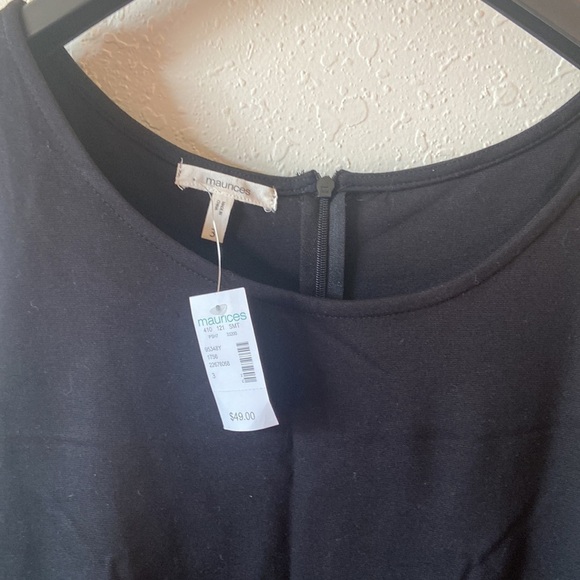 NWT women’s Maurices size 3 black, and white sleeveless dress T27 - Picture 3 of 5